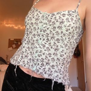 Floral crop top from H&M